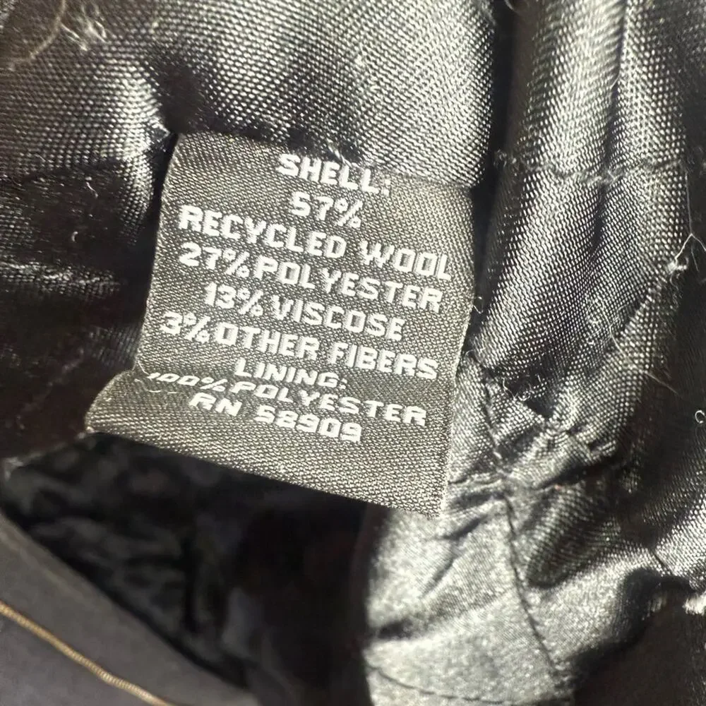 Murano Men’s Gray Wool-blend Military Style Jacket Sz Large